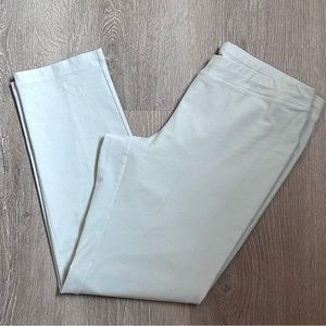 Eileen Fisher|Pull on Slacks|Cream| Sz‎ M